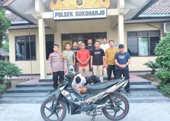 Tim URC Polsek Sukoharjo Ringkus Dua Residivis Curanmor, Motor Petani Berhasil Diselamatkan