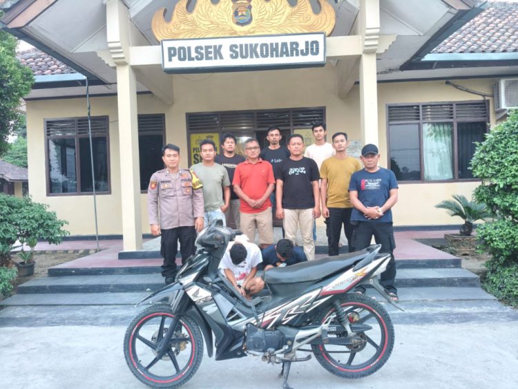 Tim URC Polsek Sukoharjo Ringkus Dua Residivis Curanmor, Motor Petani Berhasil Diselamatkan