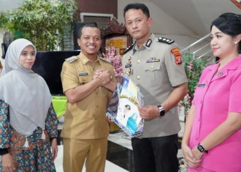 Estafet Kapolres Pringsewu Berganti, Bupati Riyanto Tekankan Pentingnya Sinergi