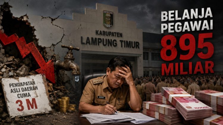 PAD Lamtim Rp300 Miliar, Belanja Pegawai Tembus Rp894,879 Miliar, Ini Sorotannya