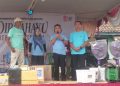 Semarak HUT ke-81 RI, Desa Merak Belantung Gelar Jalan Sehat dan Bazar UMKM