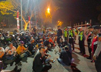 Jelang HUT RI ke-81, Polisi, TNI, dan Satpol PP Perkuat Pengamanan di Kalianda
