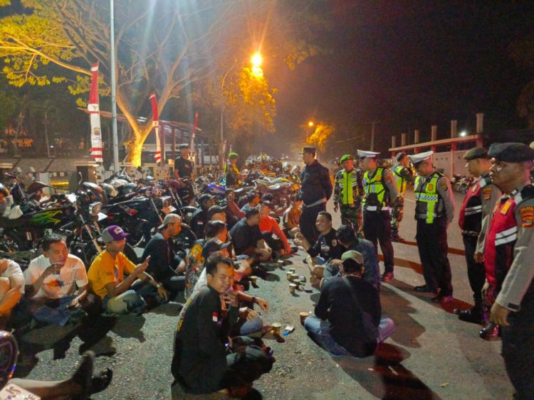 Jelang HUT RI ke-81, Polisi, TNI, dan Satpol PP Perkuat Pengamanan di Kalianda