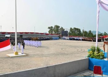 Merah Putih Berkibar di Menara Siger, Lampung Selatan Rayakan HUT ke-81 RI