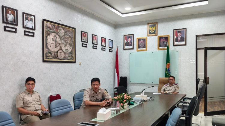 Rapat virtual bahas kesiapan penyerahan sertipikat tanah untuk masyarakat berpenghasilan rendah