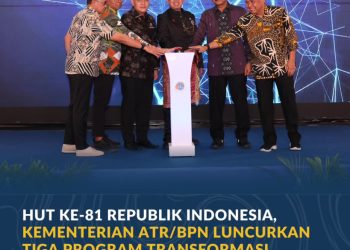 HUT ke-81 RI, Kementerian ATR/BPN luncurkan tiga program transformasi pelayanan