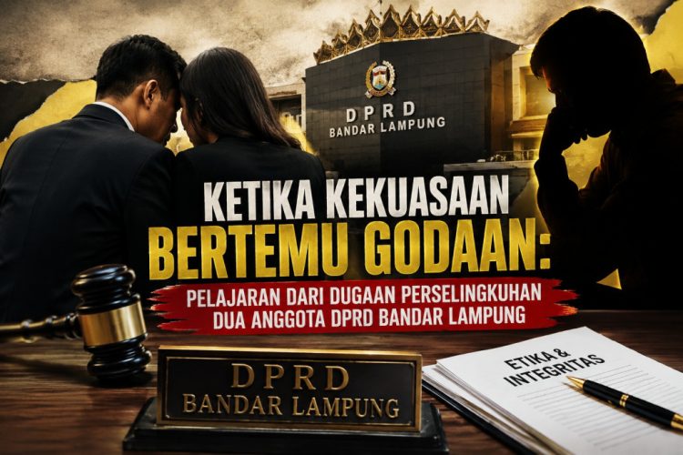 Dugaan Perselingkuhan Dua Anggota DPRD Bandar Lampung, Saat Kekuasaan Diuji Integritas