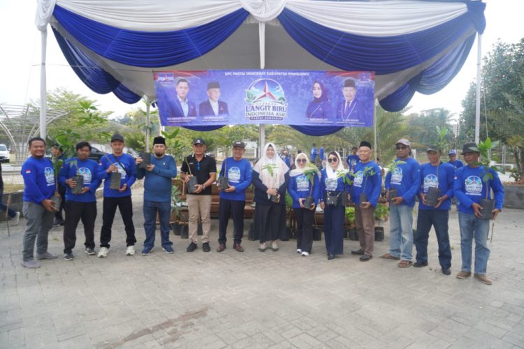 Gerakan Langit Biru Indonesia ASRI, Demokrat Pringsewu Hijaukan Islamic Center Ganjaran