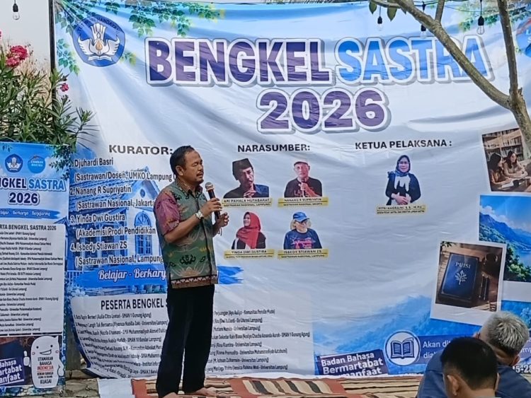 Bengkel Sastra 2026 Digelar di Kemiling, Sastrawan Nasional hingga Legislator Lampung Hadir