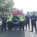 Api Membakar Material Kering di Tol KM 63-64, Polsek Merbau Mataram Turun Tangan
