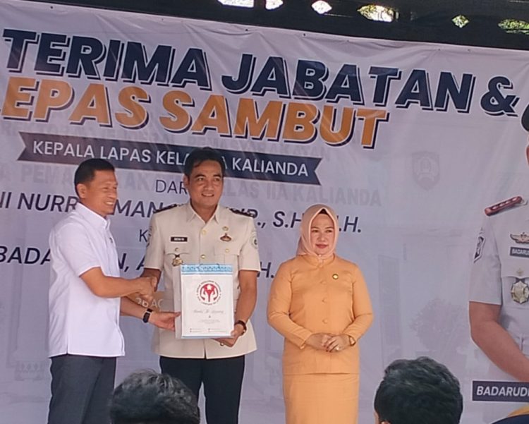 Sertijab Kalapas Kalianda, DPRD Lampung Selatan Tekankan Pentingnya Sinergi