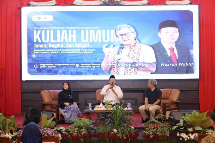 Rocky Gerung di STPN: Kita Bukan Pemilik Tanah, Justru Tanah yang Memiliki Kita