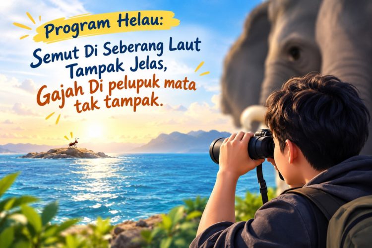 Semut di Seberang Laut Tampak Jelas, Gajah di Pelupuk Mata: Ironi Program Helau di Lampung Selatan