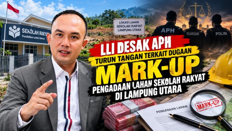 Lahan Sekolah Rakyat Dibeli Rp4,3 Miliar, LLI Minta APH Periksa Dugaan Mark-up