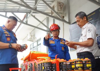 Petugas Lapas Kalianda Diberi Pelatihan Pencegahan dan Penanggulangan Kebakaran