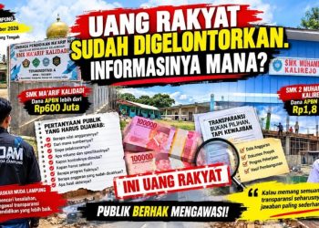 Dana Revitalisasi SMK Maarif Kalidadi Rp600 Juta dan SMK 2 Muhammadiyah Kalirejo Rp1,8 Miliar Disorot LADAM