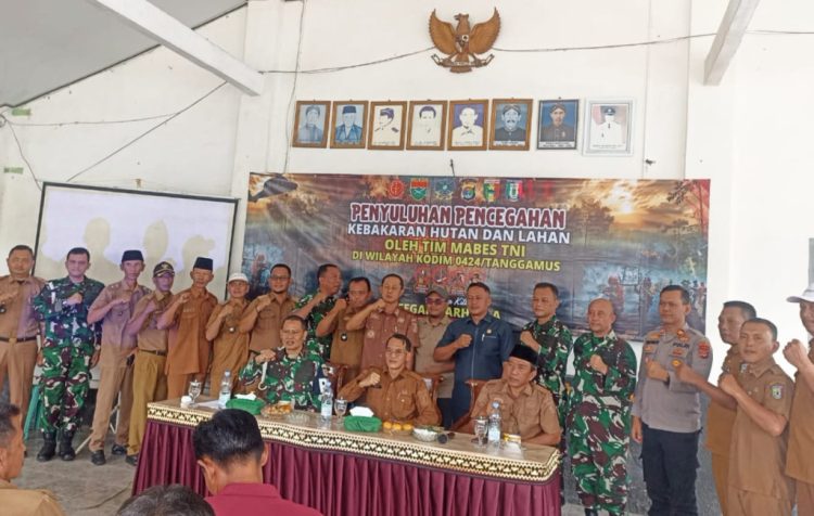 Kemarau Makin Panas, Mabes TNI Ingatkan Pringsewu Waspada Karhutla