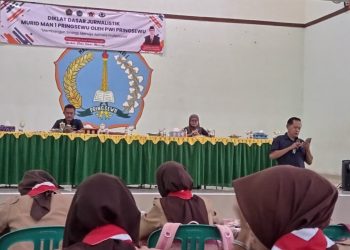 Asah Literasi Pelajar, PWI Pringsewu Beri Diklat Dasar Jurnalistik di MAN 1