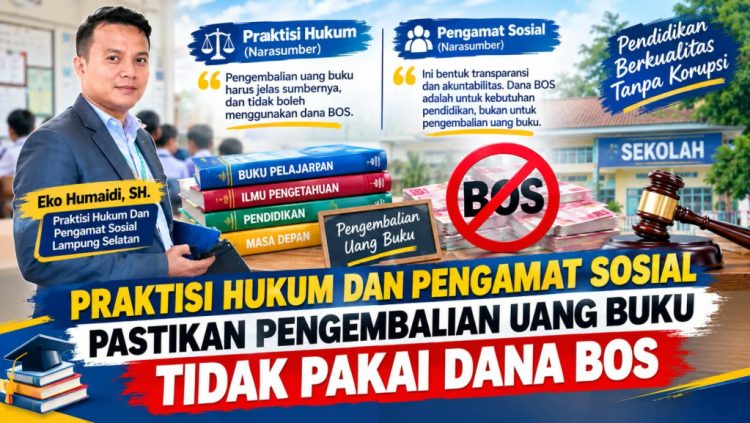 Buku Sudah Ditarik, Tapi Uang Siswa Dikembalikan Pakai Dana Apa? SMPN 2 Kalianda Disorot