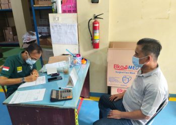 Antisipasi Abu Vulkanik Anak Krakatau, Lapas Kalianda Terima 5.000 Masker dari Dinkes