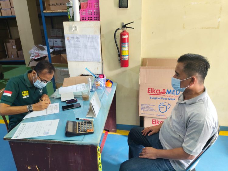 Antisipasi Abu Vulkanik Anak Krakatau, Lapas Kalianda Terima 5.000 Masker dari Dinkes