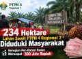 234 Hektare Sawit PTPN 4 Regional 7 Kebun Bekri Diduduki Warga, Kerugian Panen Disebut Capai Rp300 Juta per Rotasi