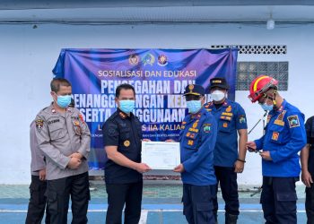 Cegah Api Sebelum Berkobar, Lapas Kalianda Gelar Simulasi Kebakaran