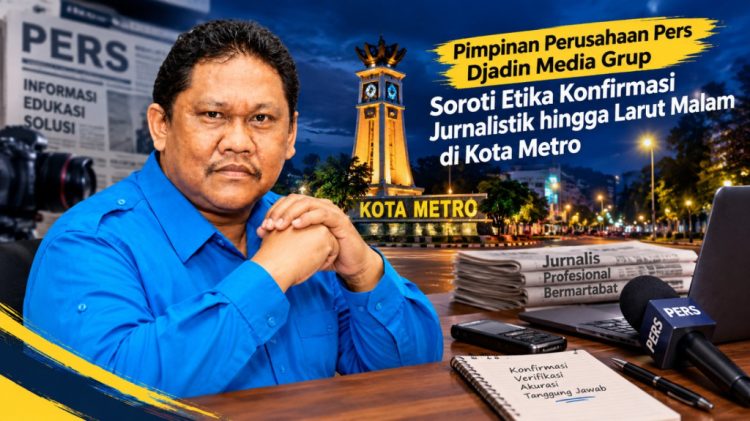 Pimpinan Djadin Media Grup soroti profesionalisme wartawan konfirmasi narasumber larut malam