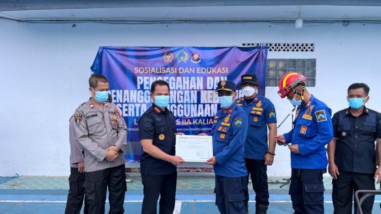 Lapas Kalianda Raih Penghargaan Damkar Lampung Selatan atas Kesiapsiagaan Hadapi Kebakaran