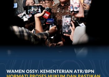 Wamen Ossy Tegaskan Layanan Pertanahan Tetap Berjalan di Tengah Proses Hukum