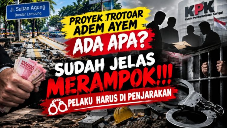 Dugaan Kongkalikong Proyek Trotoar Rp21,7 Miliar Sultan Agung, Ormas Reformasi Rakyat Desak KPK Tangkap Pelaku dan Terapkan Sanksi Maksimal UU Tipikor