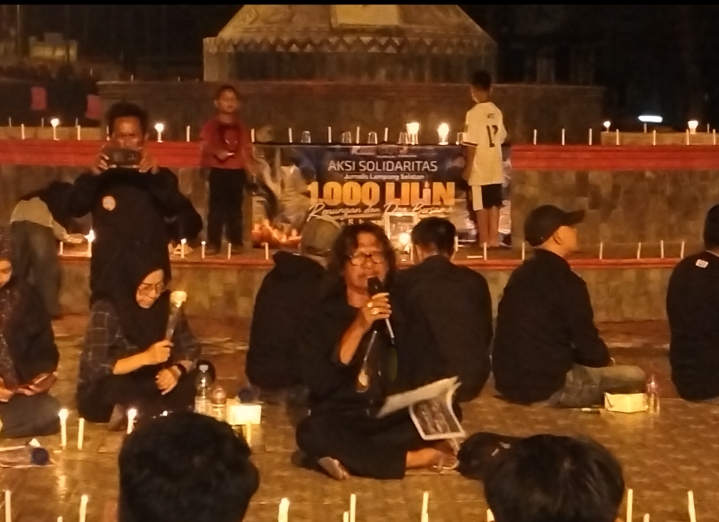 Doa dan Renungan di Kalianda, Jurnalis Kenang 8 Orang yang Hilang di Selat Sunda
