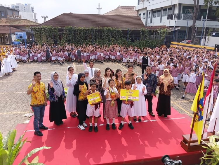 Nicholas, Jeselyne dan Bagas Bawa SD Fransiskus 2 Bandar Lampung Jadi Juara Nasional