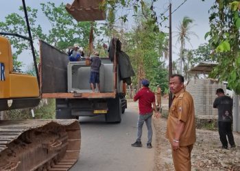 Banjir Menahun Jadi Sorotan, Kades Sabah Balau Bangun Sodetan dan Box Culvert