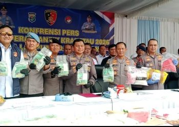 Ops Antik Krakatau 2026: 530 Tersangka Diamankan, Barang Bukti Capai Rp158,8 Miliar