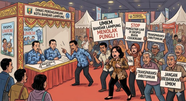 APBD Rp1,3 Miliar Digelontorkan, UMKM Bandar Lampung Expo Keluhkan Biaya Lapak