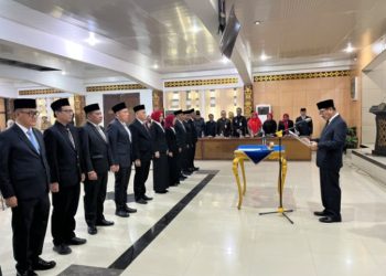 Hamartoni Ahadis Lantik 10 Pejabat Strategis, Ini Nama dan Jabatannya