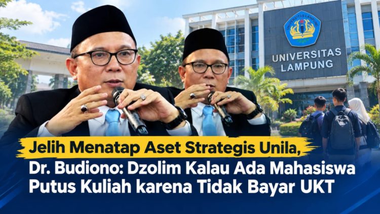 Jelih Menatap Aset Strategis Unila, Dr. Budiono: Dzolim Kalau Ada Mahasiswa Putus Kuliah karena Tak Mampu Bayar UKT