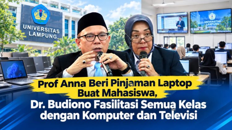 Prof Anna Sediakan 20 Komputer, Dr. Budiono Lengkapi Ruang Kelas dengan Komputer dan Televisi