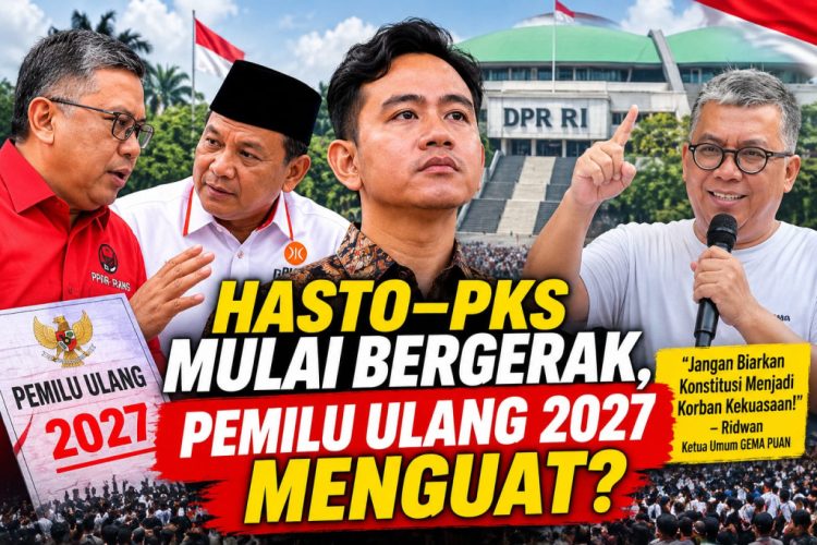 Hasto–PKS Mulai Bergerak soal Ijazah Gibran, GEMA PUAN Dorong Pemilu Ulang 2027