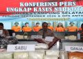 34 Tersangka Diamankan, Polres Lampung Selatan Ungkap 79,2 Kg Sabu Sepanjang September