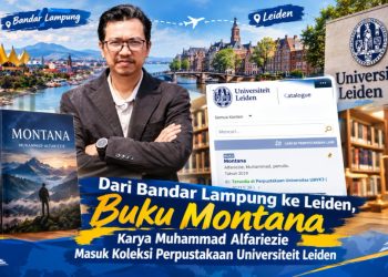 Dari Bandar Lampung ke Leiden, Buku Montana Karya Muhammad Alfariezie Masuk Koleksi Universiteit Leiden