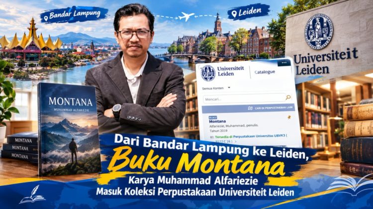 Dari Bandar Lampung ke Leiden, Buku Montana Karya Muhammad Alfariezie Masuk Koleksi Universiteit Leiden