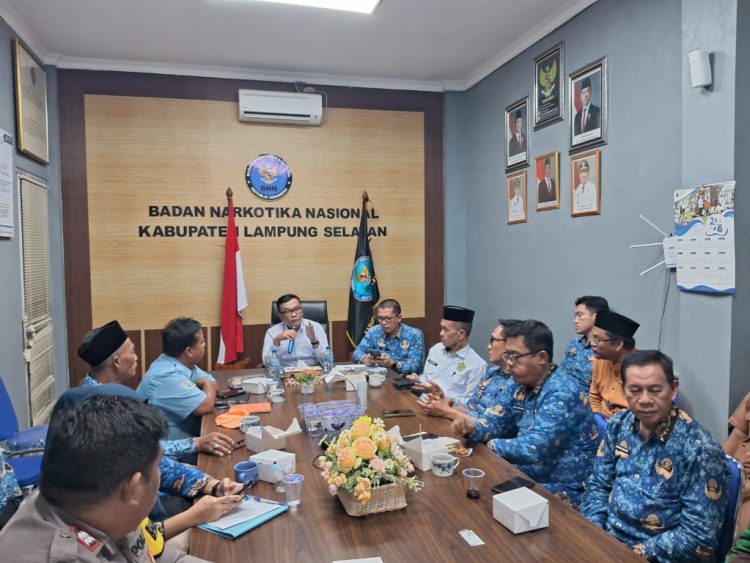 Desa Talang Baru Disiapkan Jadi Desa Bersinar, BNNK Lampung Selatan Perkuat P4GN