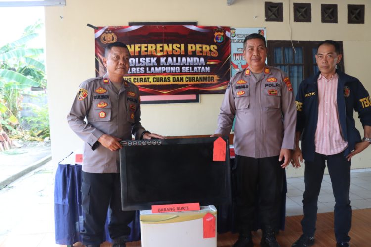 Teror Pencurian Rumah Kosong di Kalianda Terungkap, Mpep Diciduk Polisi