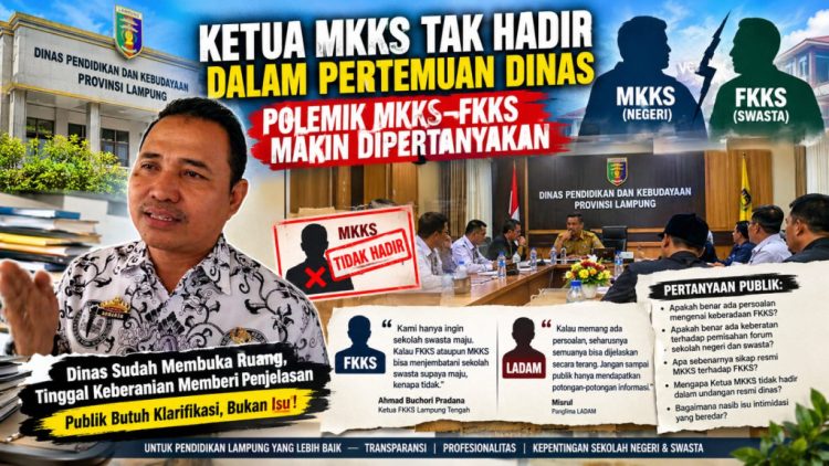 Dinas Pendidikan Fasilitasi Dialog, Ketua MKKS Tak Hadir: Ada Apa dengan Polemik FKKS?