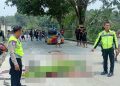 Truk Fuso Bermuatan Pasir Tabrak Sejumlah Kendaraan di Pringsewu, Dua Nyawa Melayang