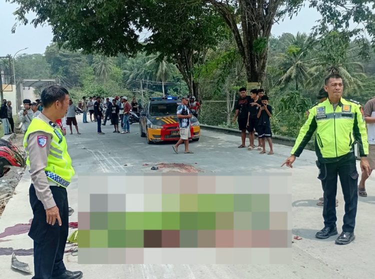 Truk Fuso Bermuatan Pasir Tabrak Sejumlah Kendaraan di Pringsewu, Dua Nyawa Melayang