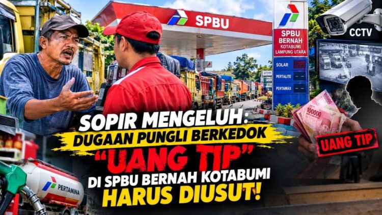 Diduga Diminta Uang Tip Hingga Rp50 Ribu, Sopir Truk Minta SPBU Bernah Diusut