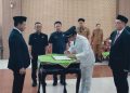 Bupati Pringsewu Lantik 8 Pejabat, Masa Dinas Salah Satunya Tinggal Hitungan Hari